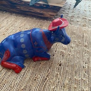 Cow Parade "Even Cowgirls Get the Blues" Cow Figurine